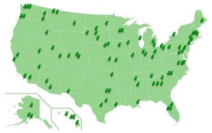 Click here for the FTA's sustainable projects map