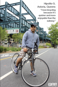 The Biking Public Project in New York took bike portraits of Jackson Heights residents to show the diversity of riders. Photo: ##http://bikingpublicproject.tumblr.com/page/2##BPP##