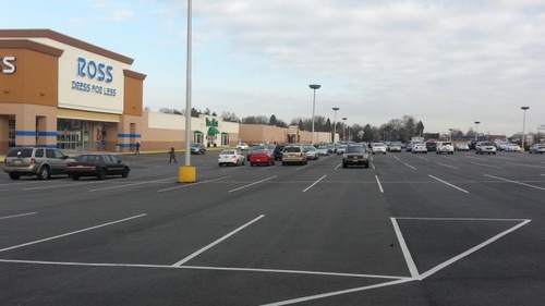 If the parking lot at your local big box store looks like this on Black Friday, you're doing it wrong. Photo: Strong Towns