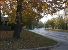 This is what Riverside Drive looks like now. The road carries 25,000 cars a day. Photo: Smart Growth Tulsa Coalition
