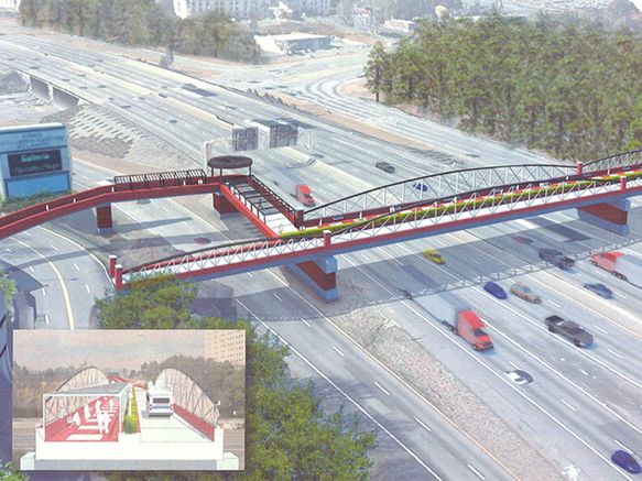 How will Cobb County fund the "magic bridge?" Image: AJC
