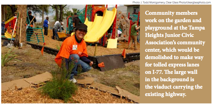 Florida DOT's $3.3 billion highway widening would undermine urban neighborhoods. Image: US PIRG