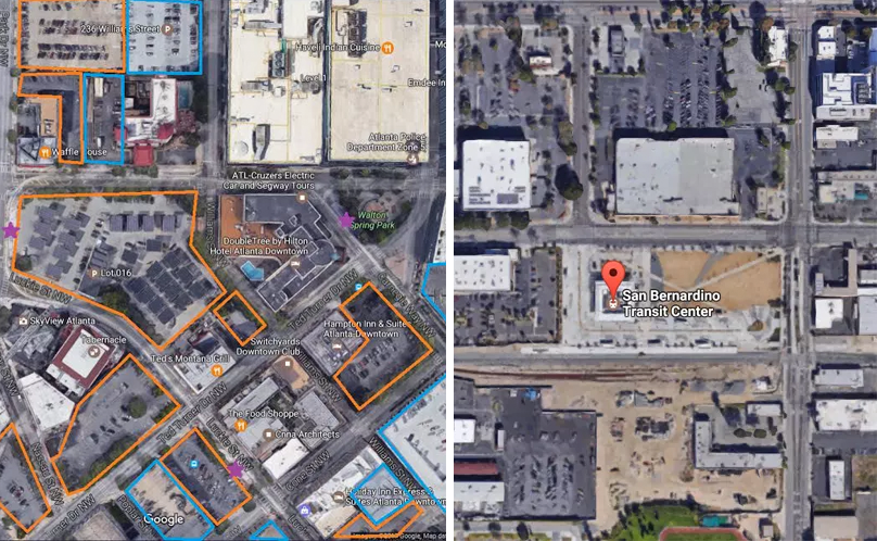 Parking Madness: San Bernardino vs. Atlanta