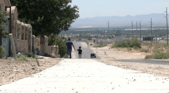 El Paso’s Suburbs Are Getting Sidewalks and Local TV News Talked to Pedestrians About It