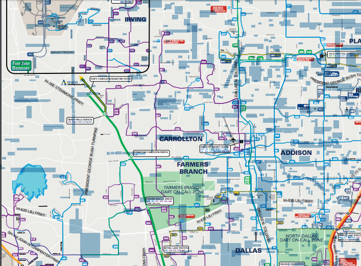 Dallas Bus Map Dallas Council Members Say Bus Network Overhaul Can't Wait ...
