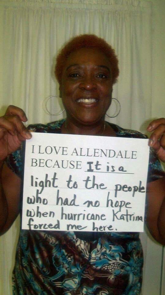 Dorothy Wiley is president of Allendale strong, a group of neighborhood residents who oppose the highway project.
