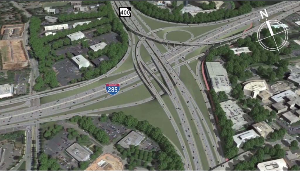 Highway Boondoggles: I-285 and SR 400 Interchange Rebuilding in Atlanta, Georgia