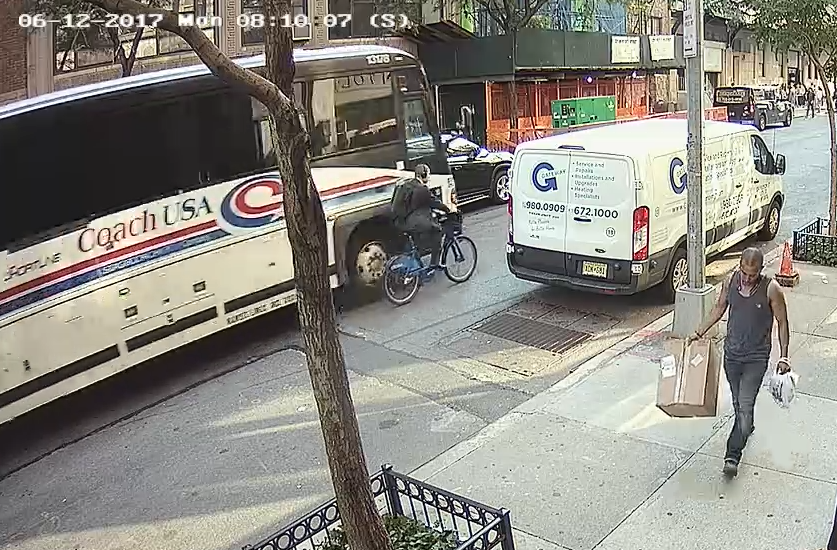 SEE IT! Video Shows Bus Driver Killing Citi Bike Rider