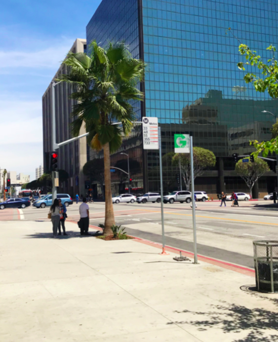 LA bus stop