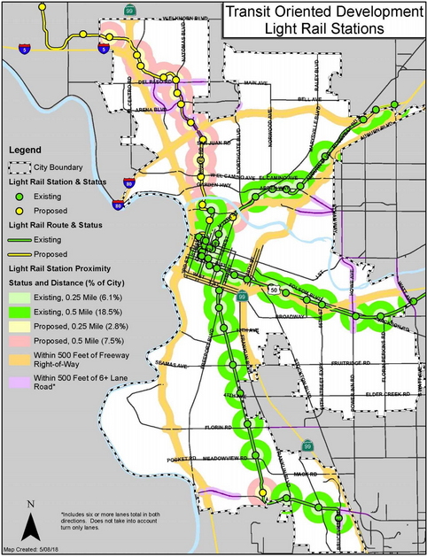 Sacramento City Council Passes a Citywide TOD Ordinance