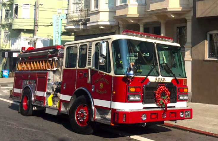 San Francisco's smaller, more maneuverable fire truck. Photo: NACTO