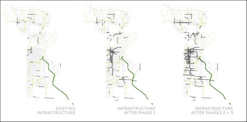 Kansas City's Bike Plan calls for adding about 600 miles of bike facilities. Image: KC Bike Master Plan
