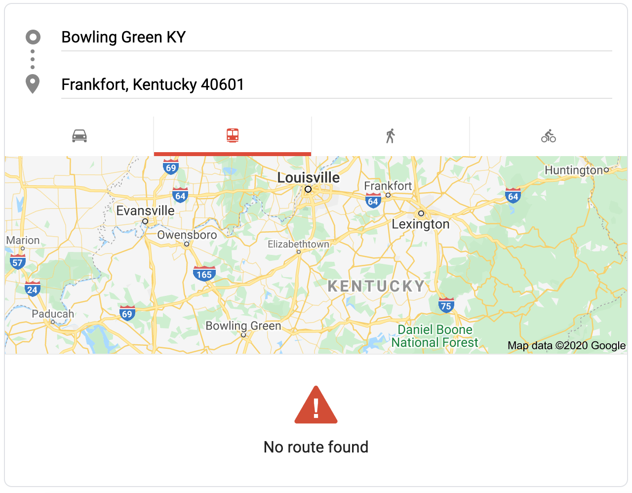 Bowling Green to Frankfort