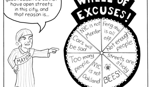 A Round and a Roundy: Bill’s Wheel of Excuses