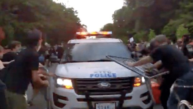NYPD Out of Control: Videos Depict Cops Ramming Squad Cars into Protesters