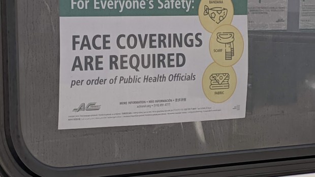 Commentary: Afraid of COVID on Transit? Then Wear Your Damn Mask