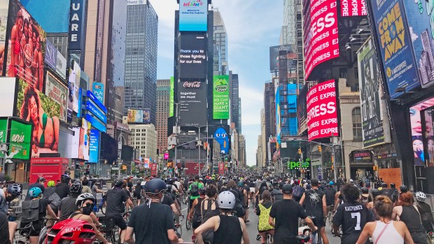 More NYC Cyclists Protested For ‘Black Lives Matter’ On Saturday Than Showed Up To Trump’s Rally In Tulsa