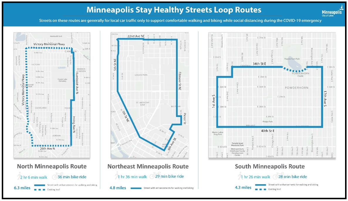 Minneapolis' "Stay Healthy Streets" weren't technically superblocks — but they did inadvertently demonstrate how US cities might experiment with the idea.