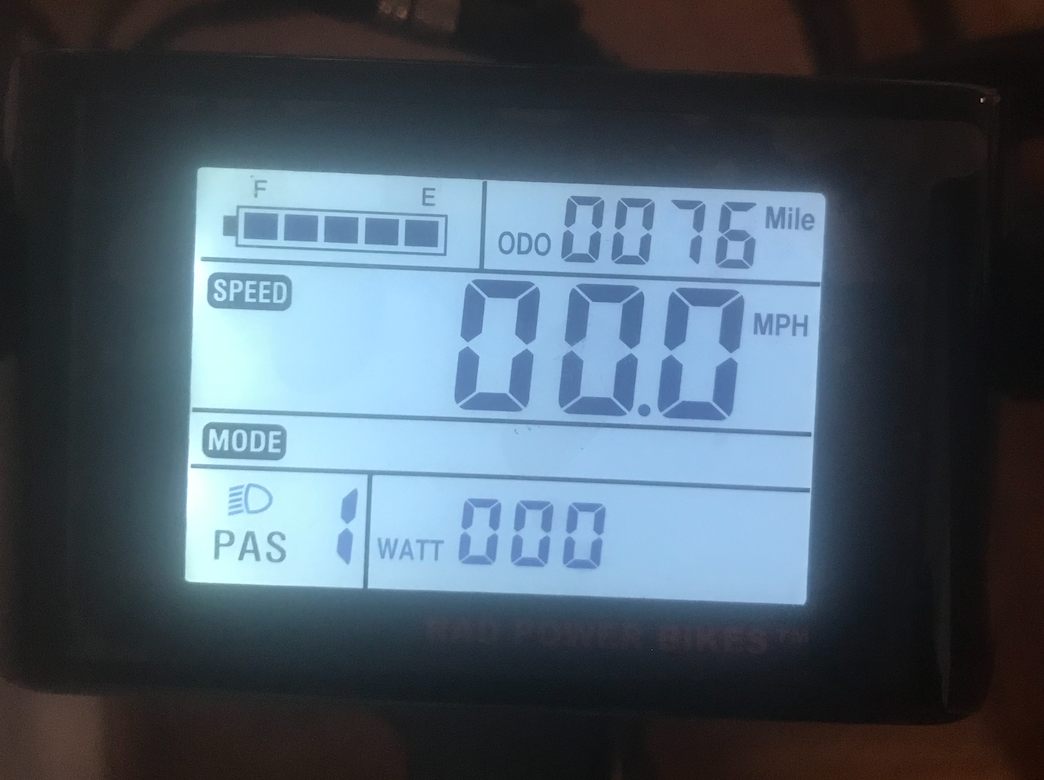 Rad Wagon Odometer