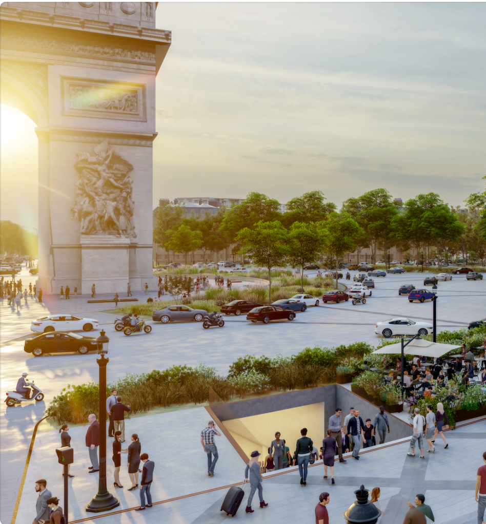 Champs-Élysées Makeover Inspires U.S. Advocates To Push for Better City Arterials