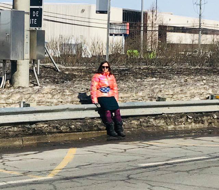 Nominator's wife, photographed with permission.