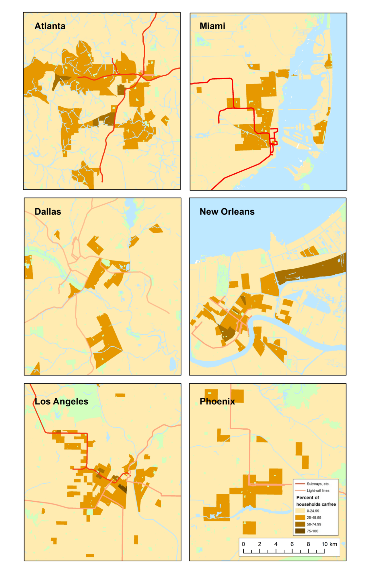 Car free households 3