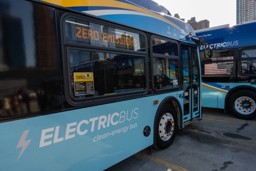 New York currently has only 25 electric buses.