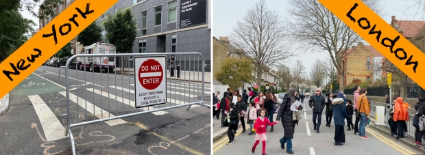U.S. Cities Can Learn from Car-Free School Streets in Paris, London and <i> Tirana?!</i>
