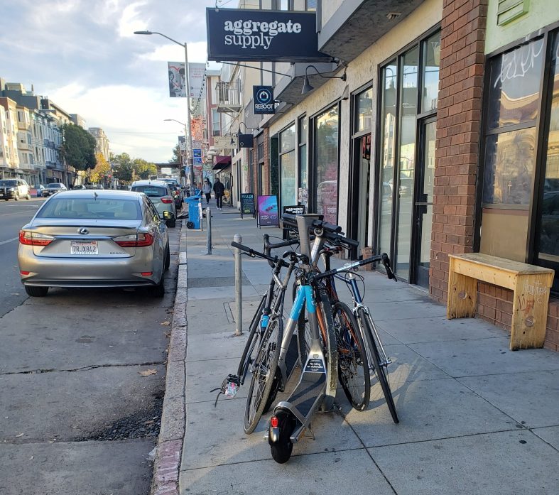 Casualty of Parking Meter Modernization: Bike Parking