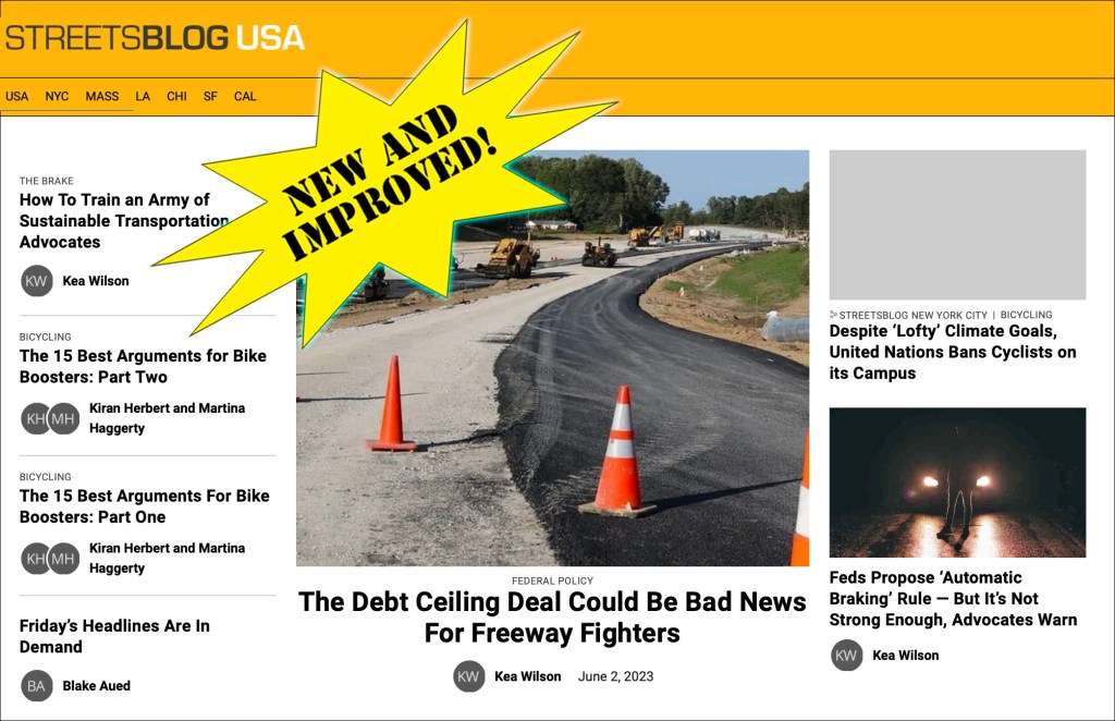 Welcome to Streetsblog’s New Website!