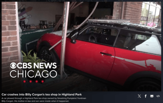 Even Families of Rock Stars like Billy Corgan Aren’t Immune to Chicagoland Traffic Violence