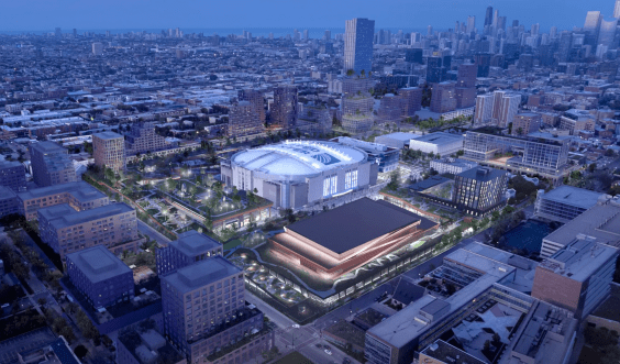 This Chicago Stadium Could Go From a Sea of Sprawling Parking Lots to a Bustling, Walkable Pedestrian District