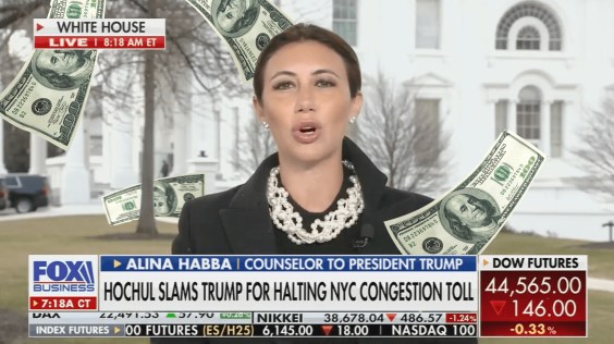 Trump Aide Pushing End of Congestion Toll is Married to (Wait for It!) a Parking Garage Magnate