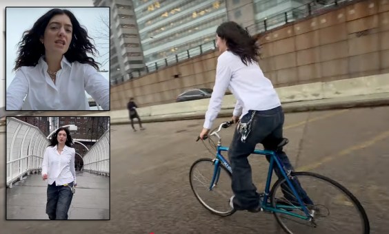 Friday Video: Check Out Lorde On a Bike!