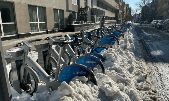 In NYC, ‘Winter Warriors’ Get Swag As Majority Of Citi Bikes Remain Unusable