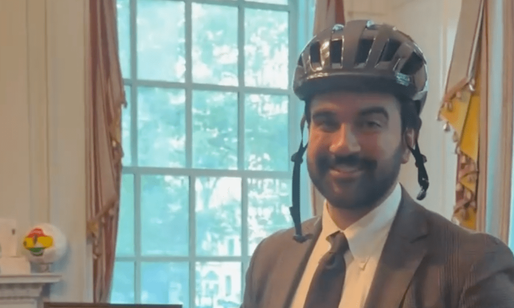 NYC Mayor Zohran Mamdani Apologizes For Not Wearing A Helmet And Activists Lose Their Minds