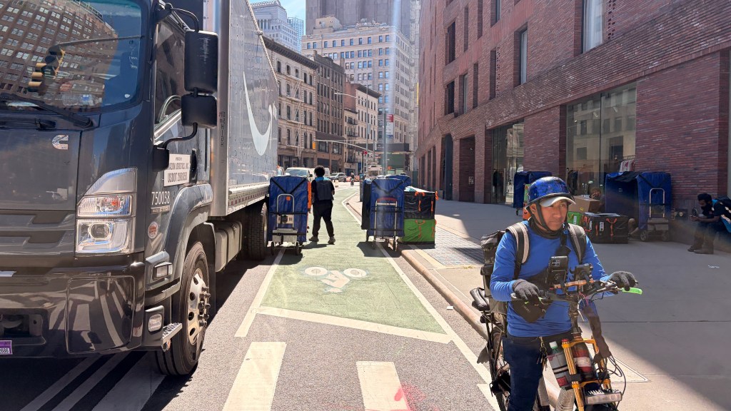 NYC Amazon Delivery Drivers Routinely Speed, Block Bus And Bike Lanes